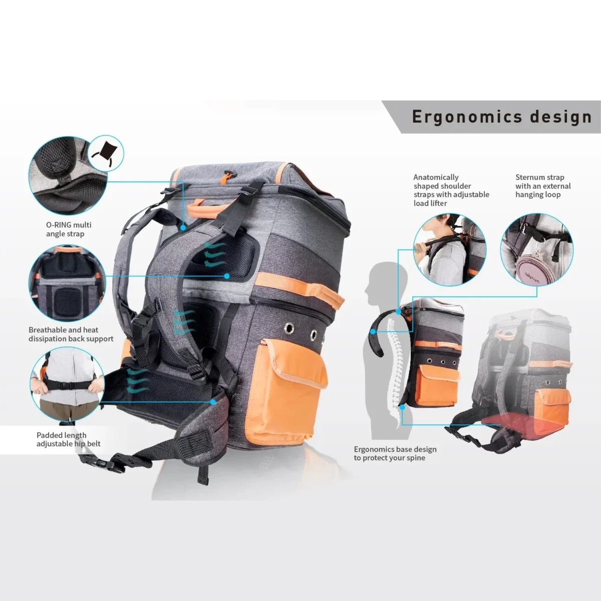 Dougez backpack for 2 cats - Image 5
