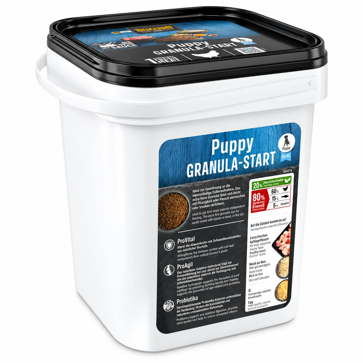 Puppy Granula-Start Pet Food Tub Belcando Starter 1 Kg - Image 1
