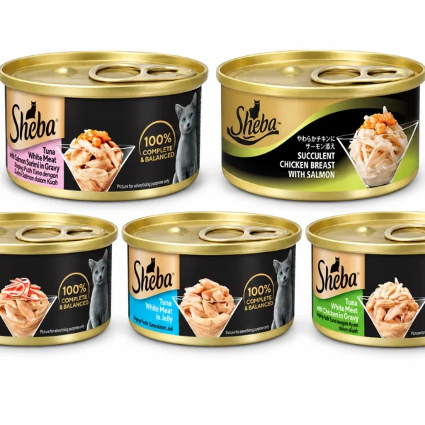 Sheba Wet Cat Food Can 85g