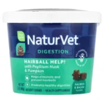 NaturVet Digestion Hairball Help For Cats, Salmon & Bacon 90g
